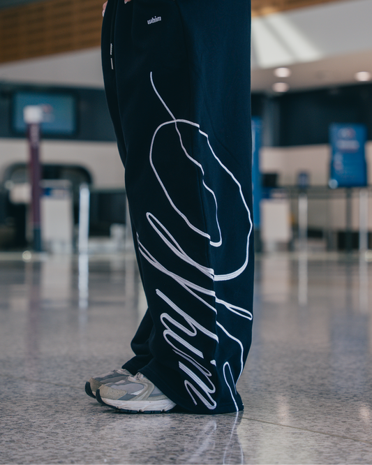 SCRIPTED SWEATPANTS BLACK