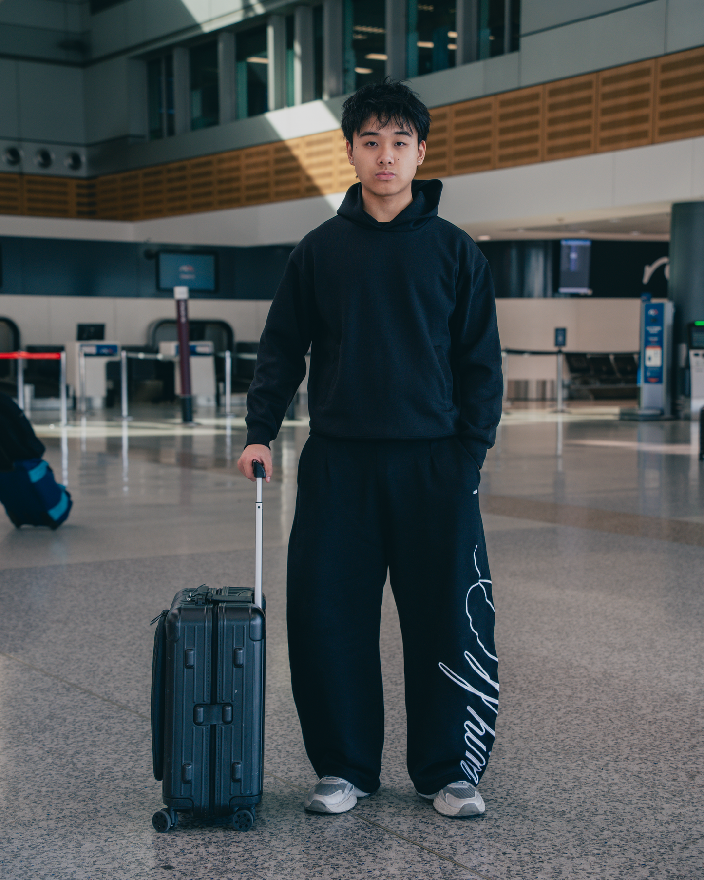 SCRIPTED SWEATPANTS BLACK