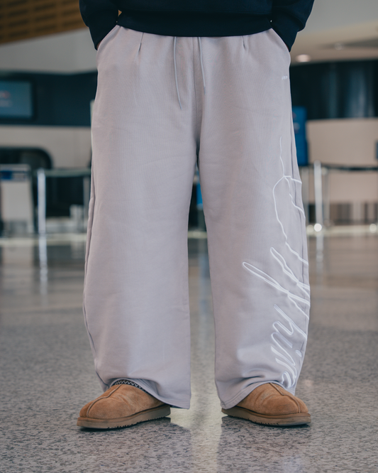 SCRIPTED SWEATPANTS GREY