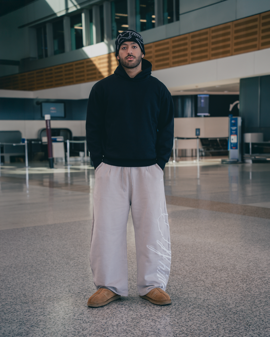 SCRIPTED SWEATPANTS GREY