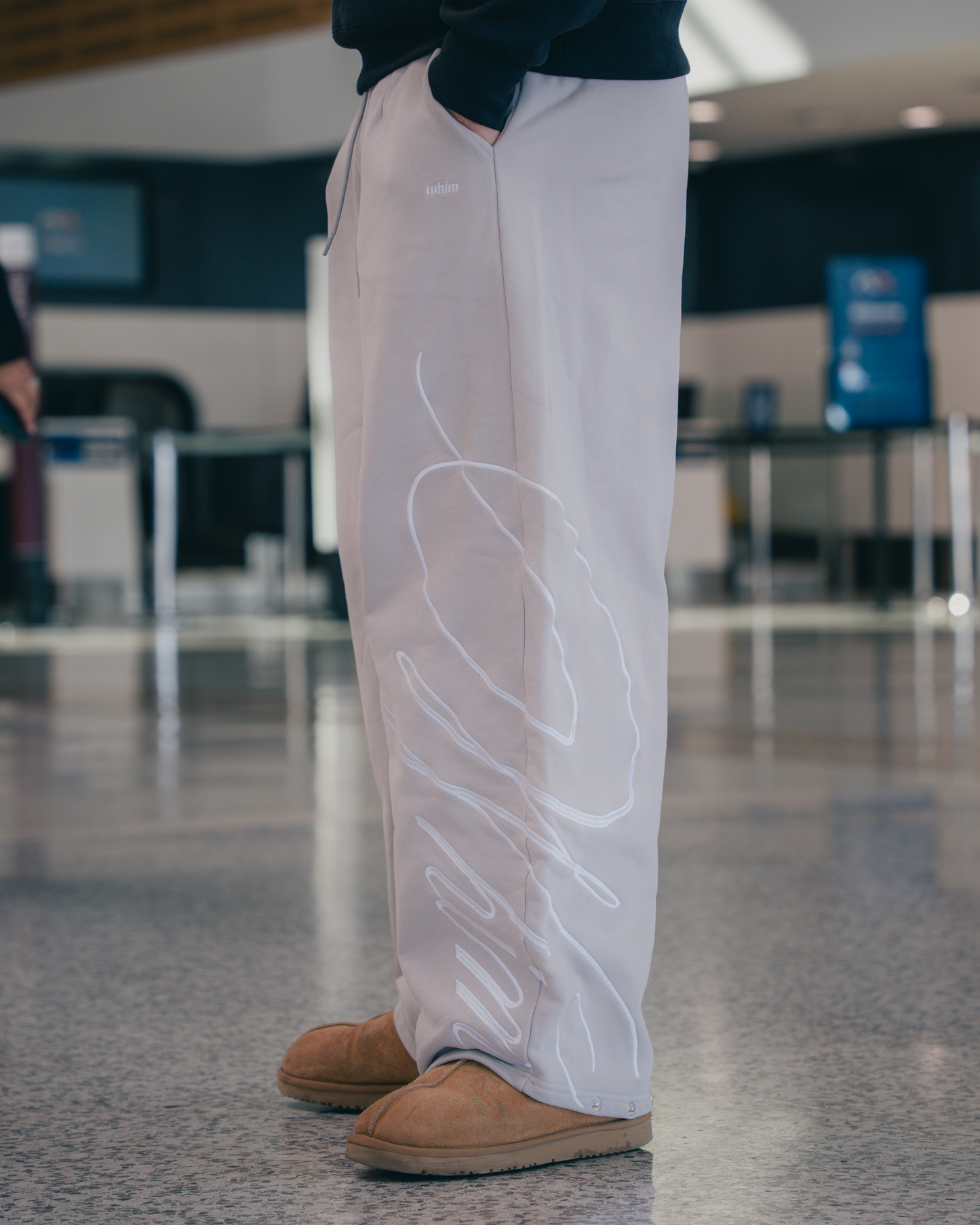 SCRIPTED SWEATPANTS GREY